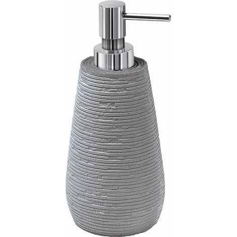 Gedy GM800800300 Dispenser di sapone, grigio, 9,4 x 8,6 x 20,7 (1/2)