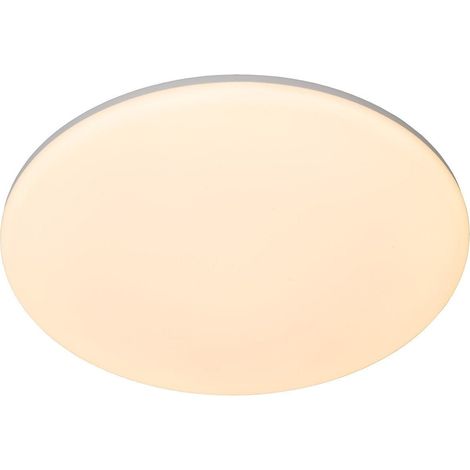 Plafoniera LED Lucide Olson bianco Ø 45 cm 45 W luce calda dimmerabile per soggiorno 3100 lm rif. 79190/45/61 (1/5)