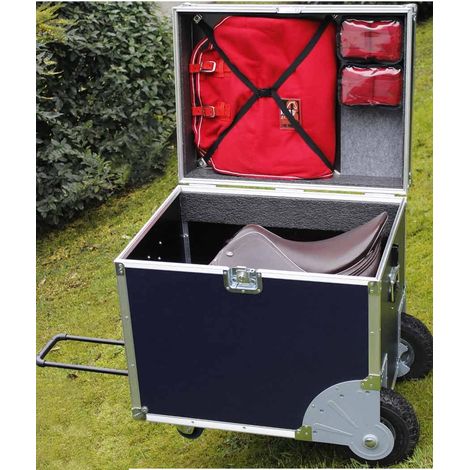 Baule trolley da viaggio portasella in laminato plastico con manico a scomparsa: Trolley verde