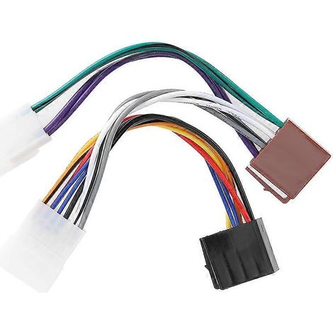 Connecteur audio de voiture ISO, faisceau de câblage intérieur compatible avec Toyota (1/5)