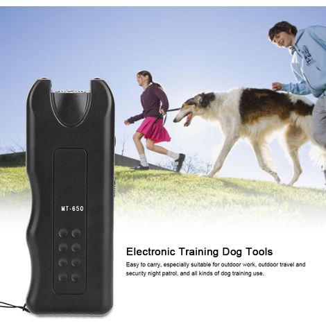 Dispositif de répulsion ultrasonique pour chiens, outil de dressage électronique, pour stopper les attaques d'animaux agressifs (1/5)