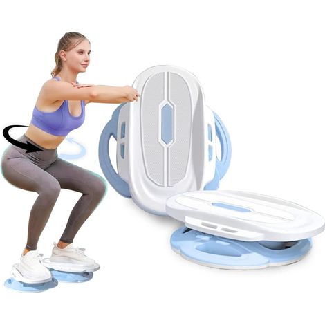 Disque rotatif de nouvelle génération pour la taille, planche silencieuse pour des exercices de fitness intérieurs/extérieurs pour la taille, les bras, les jambes et les hanches. (1/5)