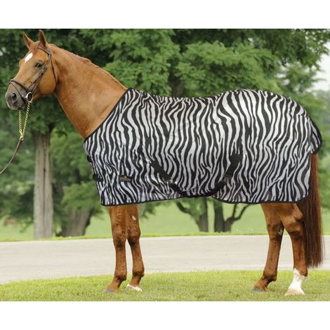 105 cm, Zebra: Coperta in Rete Antimosche per cavalli modello Horses Zebra