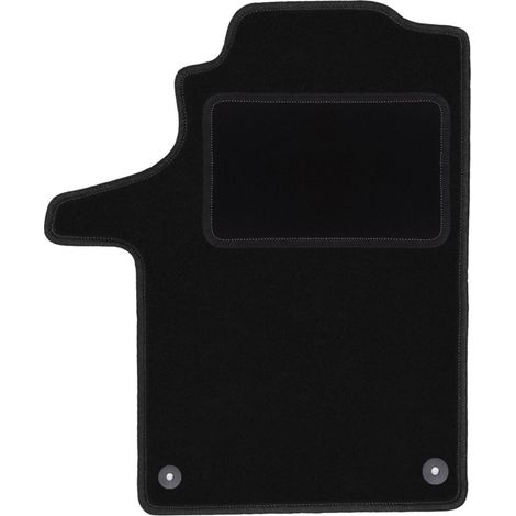 Tapicería negra mate para el asiento del conductor de: Toyota Corolla Verso II de 7 plazas (2004-2009) (1/5)