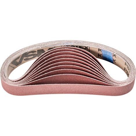 PFERD TOOLS Korund Schleifband BA 30x533 mm A80 für universelle Anwendung mit Rohrbandschleifer 20 Stk (1/4)