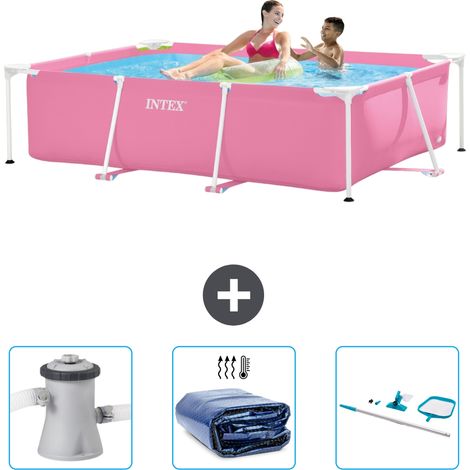 Intex Piscine Tubulaire Rectangulaire - 220x150x60 cm - 4-pièces SCB78 (1/5)
