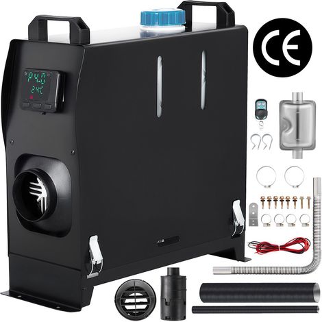 SIHAO 12V 8KW Calentador de aire Calentador de aparcamiento Calentador diésel Interruptor LCD negro (1/5)
