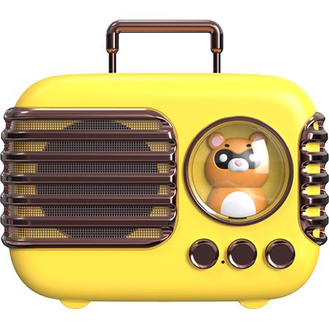 Enceinte Portable Bluetooth - 3 W - Technologie Bluetooth 5.0 - Autonomie 4 à 6 Heures - Avec Clip Métallique - Pour Extérieur Bureau Plage - 1 Pièce (1/5)
