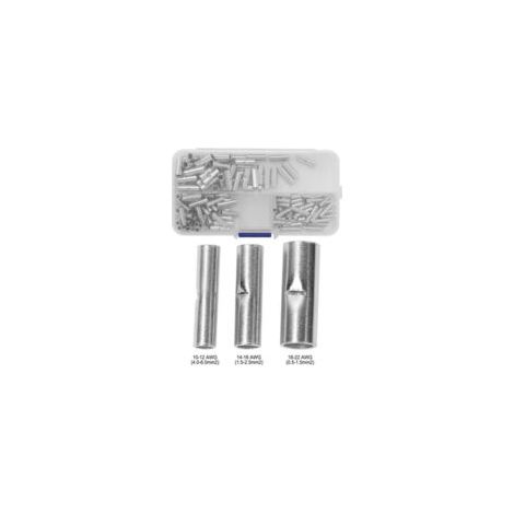 QORVA
-Kit de cosses de fil d'épissure de connecteur bout à bout nu non isolé de 150 pièces,DUBUNS