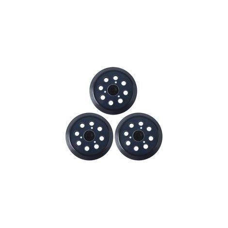 125mm Plateau de ponçage Compatible avec Makita 743081–8 Remplacer le BO5010 BO5041K– Disques de ponçage à 8 trous(3 pièces) H181