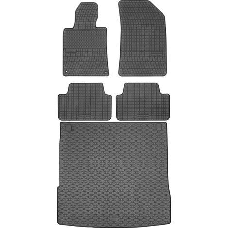 Peugeot 508 I SW Kombi de 2011 a 2018 SET - Alfombrillas de goma para coche + alfombrilla para maletero (1/5)