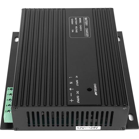 Chargeur de Batterie Intelligent CH2810A, 12V/24V 10A, Compatible avec Générateur, Tension d'Entrée AC 80-275V, Fréquence 20-600Hz, Mode de Charge Flottante (1/5)