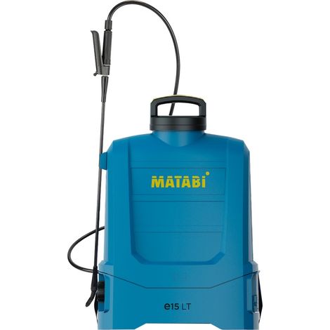 Matabi – Pulvérisateur électrique 15L 12V Li-Ion – Autonomie 100-150L par charge – Conçu pour vergers urbains et jardins moyens – Buses réglables incluses