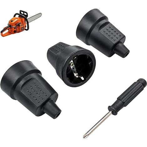 prises femelles électriques en caoutchouc noir 250V 16A IP20 fiche femelle 2 pôles rallonge câble électrique prise intérieure (1/5)