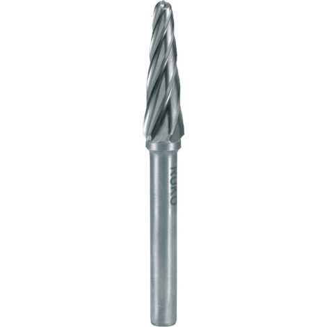 RUKO Hartmetall-Frässtift KEL Ø 12 mm Kopflänge 32 mm Schaft-Ø 6 mm Verzahnung Alu - 116236A (1/5)