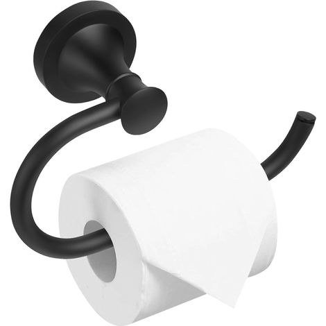 Porte-papier toilette vintage en laiton avec étagère pour le rangement et la décoration de la salle de bain (1/5)