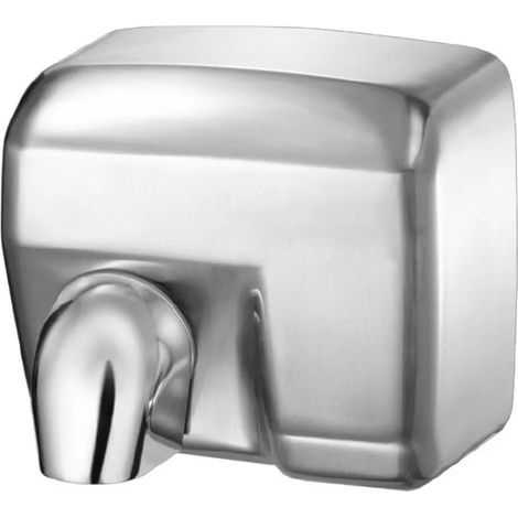 Asciugamani elettrico con sensore 2400W in acciaio inox satinato (1/4)