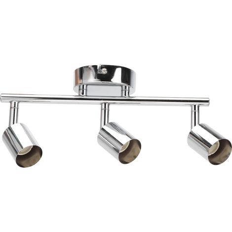 Base projecteur plafond à 3 voies – rail LED – installation facile – chambre à coucher
