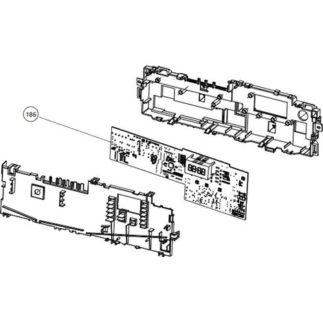 Modulo di potenza (codice 186) - Asciugatrice - BEKO - 4348673