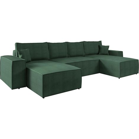 Sofá rinconero Clovis 109, Poso 14, Función de descanso, Almacenaje, 370x174x94cm, 0 (1/5)