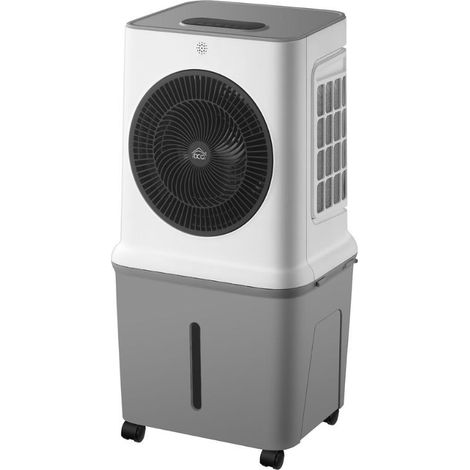 Gloupie Arctic Breeze,Raffrescatore,Serbatoio da 35L,Salvaspazio, 3 Velocità Della Ventola, Timer 12h,Telecomando e Touchscreen