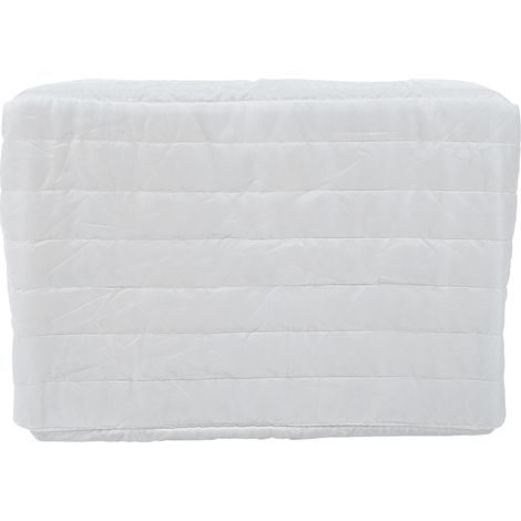 Housse de protection pour climatiseur intérieur, en tissu double isolation, anti-poussière et élastique, 53 x 35 x 7 cm (1/5)