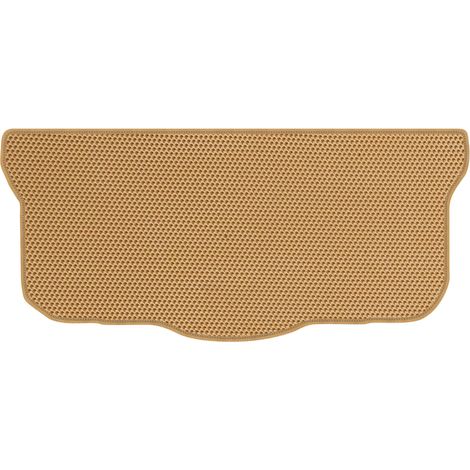 Alfombrilla de maletero de EVA para Citroën C1 II Hatchback (2014-2022), diseño de panal de abeja - beige. (1/5)