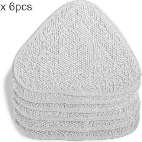 Fundas de repuesto para limpiadora de vapor Vileda, funda de repuesto para mopa de vapor 100, paquete familiar, blancas (1/4)