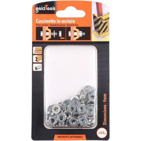 Set Pack 44gr Rondelles Plates Acier Roulement Diam. 4 Mm 90827 (1/2)