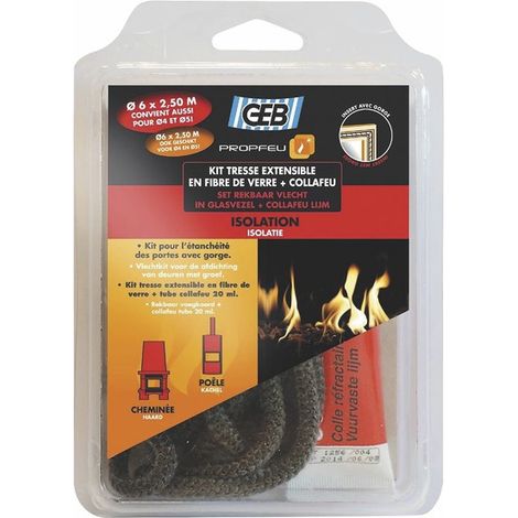Kit treccia flessibile in fibra di vetro e collafeu - GEB : 821591