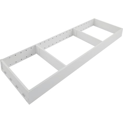 Blum Ambia-Line Schubkastenrahmen breit - 622x200x50mm, Stahl seidenweiß matt