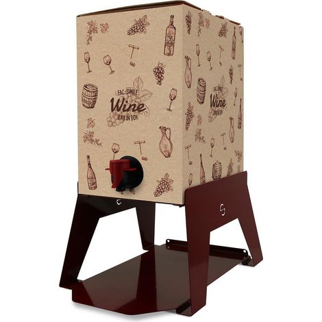 BACCO 3 LITRI RED WINE SUPPORTO PER BAG INBOX (1/4)