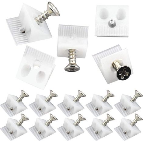Sollbry 100-teiliges Schubladenverstärkungsset, Reparaturset für Schubladenböden, kleine Schubladenkeile, Befestigungsmaterial mit Schrauben zur Reparatur durchhängender Möbelregale (1/5)