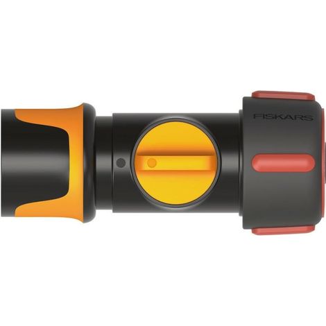 Conector rápido Fiskars con válvula de 3/4"...