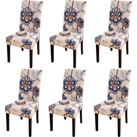 Ensemble de housses de chaises élastiques, housses de chaises de restaurant amovibles et lavables, adaptées aux bouquets de mariage modernes, aux hôtels et autres occasions (couleur coquelicot). (1/5)