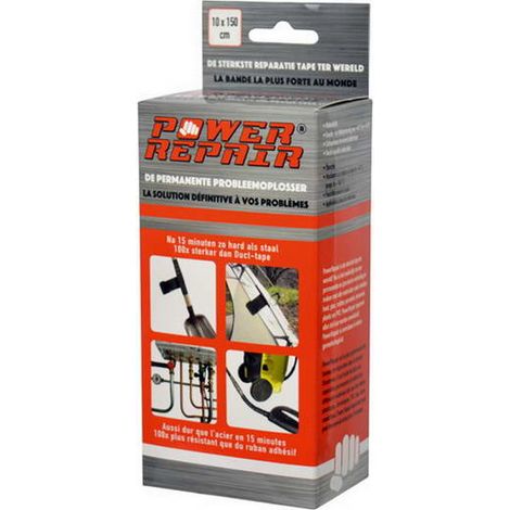 ADHESIF DE REPARATION PERMANENTE TOUS MATERIAUX 10X150CM POWER REPAIR