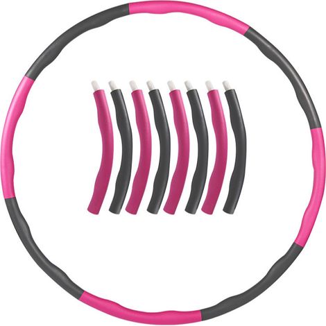 Fitness Hoop, Detachable Design Exercise Ring, Healthy Model for Fat Burning, Sports Life, Adjustable Slimming Hula Hoop for Adults