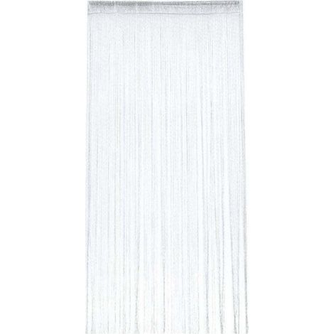 Verdunkelungsvorhang mit Fliegengitter, Moskitonetz, Paillettenbesatz, 100 x 200 cm (1/4)