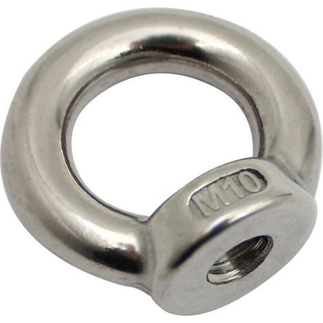 Écrous à œillet ronds en acier inoxydable 304/316, accessoires de quincaillerie marine 304-M1212 (1/3)