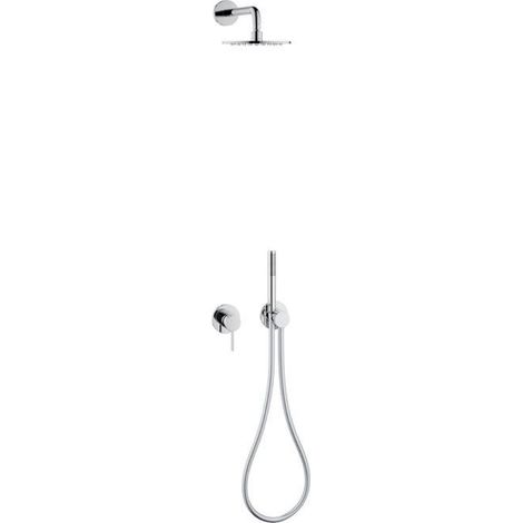 Ensemble de douche 3 IXMO SOLO pour 2 plaques rondes de fixation (1/5)
