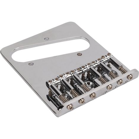 L-Pont pour Guitare Électrique avec 6 Mécaniques de Réglage, Compatible Modèles TL (1/5)