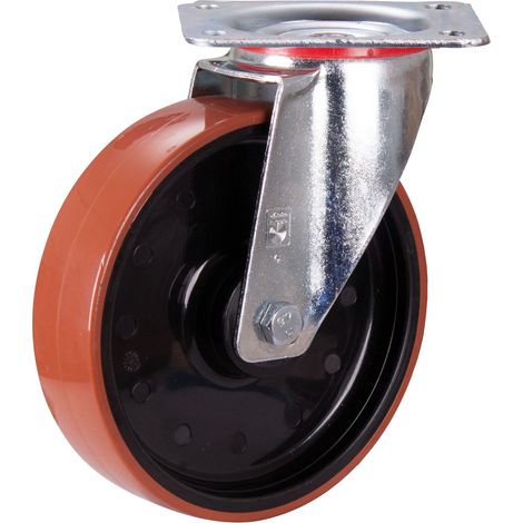 VARIOfit Lenkrolle Polyurethan 200 x 50 mm 96° Shore A