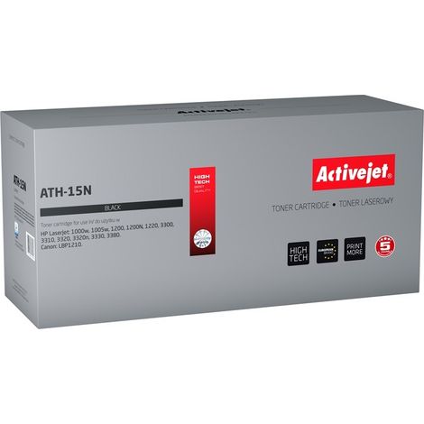 Activejet ATH-15N toner (replacement for HP 15A C7115A, Canon EP-25 Supreme 3000 pages black)