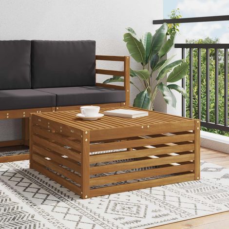 Mesa de exterior Madera de Acacia Sólida Natural