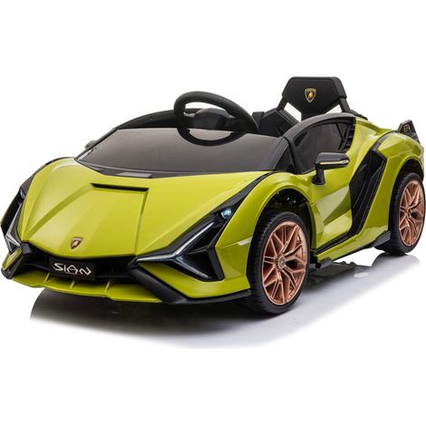 Macchina Elettrica per Bambini Licenza Ufficiale Lamborghini Sian 10,8V 5,4Ah Verde
