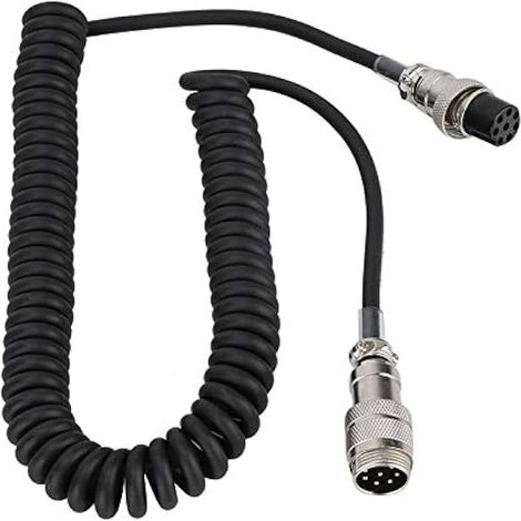 Cordon de cable de Haut-Parleur Audio 8 Broches Adaptateur male à Femelle connecteurs de Microphone Circulaire 8 Broches Cordon de rallonge enroulé (1/5)
