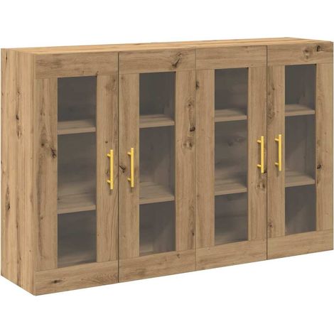 Maison Exclusive - Armadi da Parete 2 pcs Rovere artigianale 69,5 x 34 x 90 cm
