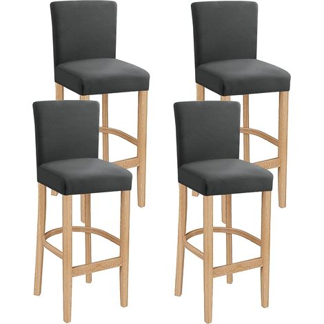 Housses de tabourets de bar, housses de chaise amovibles, extensibles et lavables pour tabourets de bar (1/5)