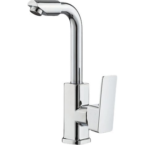 Grifo de baño, grifo de lavabo de latón cromado, diseño moderno de dos vías con manguera de agua a prueba de explosiones de 80 cm (1/5)