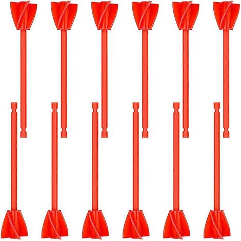 12 accessoires mélangeurs époxy pour perceuse, mélangeur de peinture hélicoïdal réutilisable, agitateurs de peinture, accessoire pour perceuse (1/4)